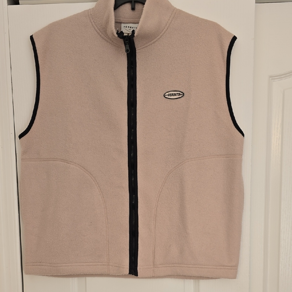 Vergato Soft Cream Fleece Vest